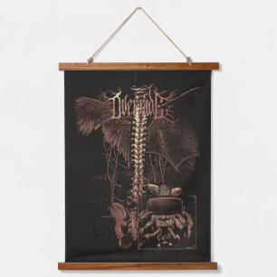 Override - Techno-Goth Streetwear Design Hanging Tapestry