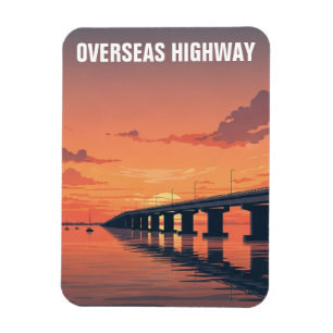 Overseas Highway Key West Florida Travel Magnet