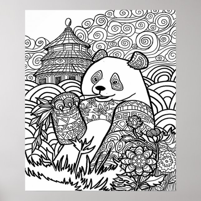 Oversized  20 X 24 Colouring Poster 10 (Front)