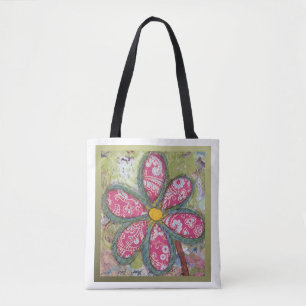Oversized Flower Tote Bag
