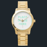 Oversized Gold Bracelet Watch<br><div class="desc">Oversized Gold Bracelet Watch</div>
