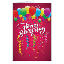 Oversized Happy Birthday Card