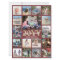 Oversized What a Year Photo Collage Burgundy Gold