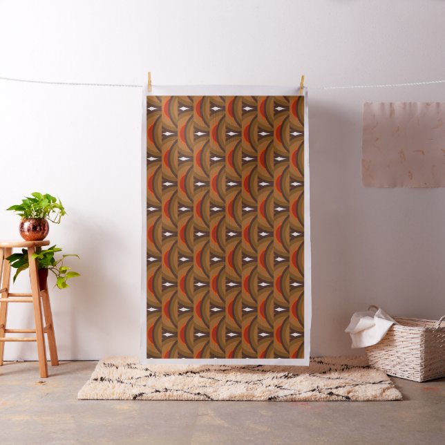 Oversized XL Print Retro Fabric (In Situ)