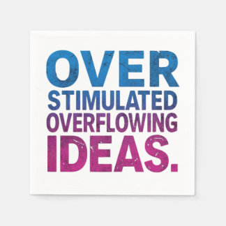 Overstimulated Ideas ND Cocktail Napkins