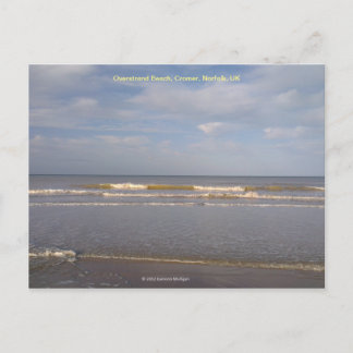 Overstrand Beach, Cromer, Norfolk, UK Postcard