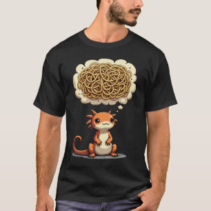 Overthink This Funny Quote Axolotl Introvert T-Shi T-Shirt