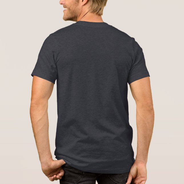Overthinker Brain Tri-Blend Shirt (Back)