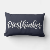 Overthinker Simple Funny Anxiety Humour Typography