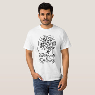 Overthinking & Caffeinating Maze Head T-Shirt