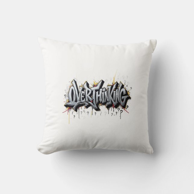 Overthinking Chaos Cushion (Front)
