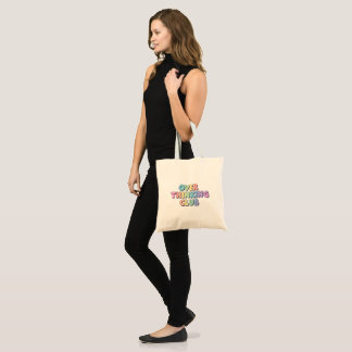 Overthinking Club Tote | Retro 90s Pastel  Bag
