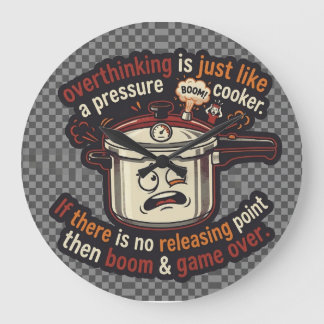 overthinking large clock