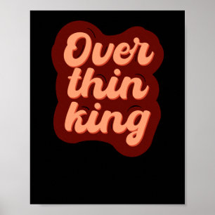Overthinking Typography Design For Professional Ov Poster