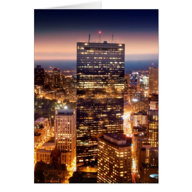 Overview of Boston at night (Front)