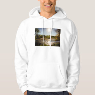 Overview Of The Banks Of A River With Clear Sky Hoodie