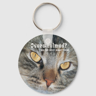 overwhelmed Nellie Key Ring