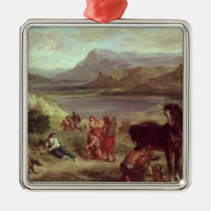 Ovid among the Scythians, 1859 Metal Tree Decoration