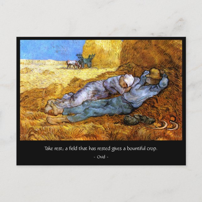 Ovid: Take rest Postcard (Front)