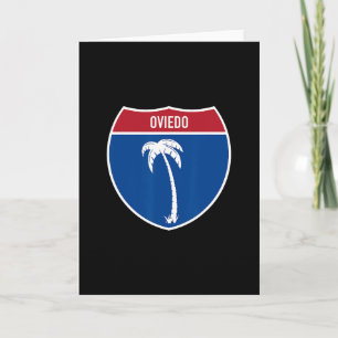 Oviedo Florida Fl Interstate Highway Vacation Souv Card