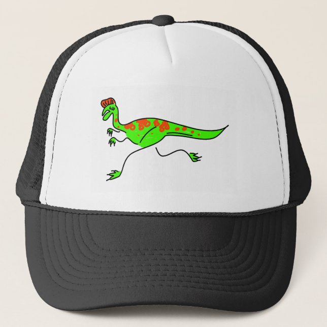 oviraptor trucker hat (Front)