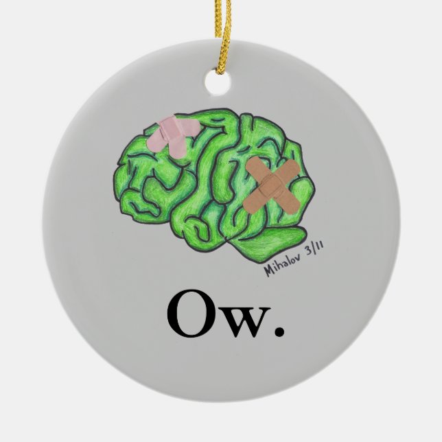 "Ow" ornament (Front)