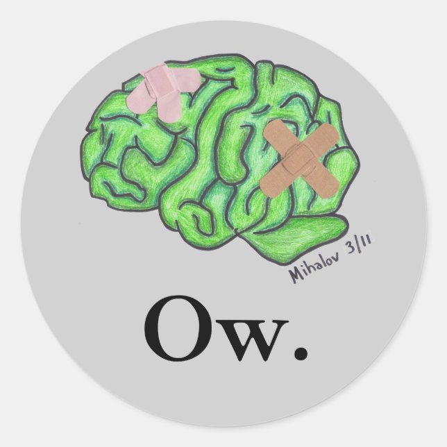 "Ow" stickers (Front)