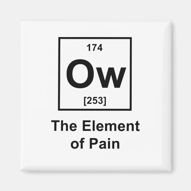 Ow, The Element of Pain Magnet (Front)