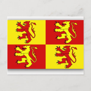 Owain Glyndwr, United Kingdom flag Postcard