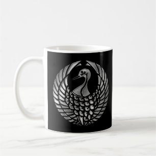 Owari Mori Clan Kamon Silver Chrome Coffee Mug