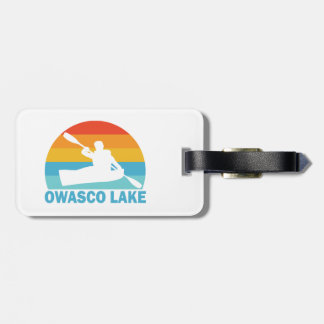 Owasco Lake New York Kayak Luggage Tag