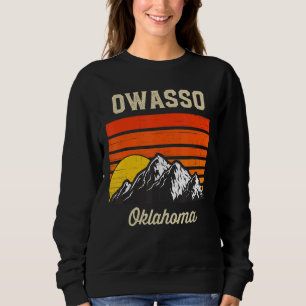 Owasso Oklahoma Retro City State Vintage Usa Sweatshirt