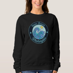 Owen Beach Wa Washington Souvenir Nautical Surfer Sweatshirt