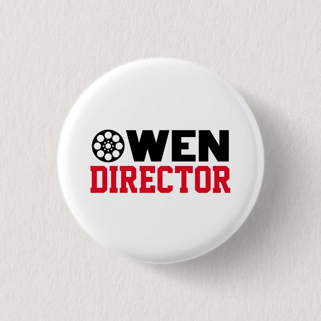 Owen Director 3 Cm Round Badge (Front)