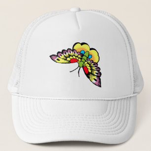 Owen Jones Antique Oriental Butterflies Trucker Hat