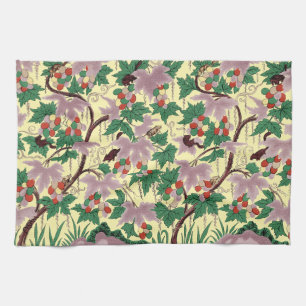 Owen Jones Chinoiserie Botanical Mouse Pattern Tea Towel