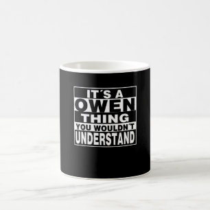 OWEN Surname Personalised Gift Coffee Mug