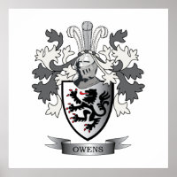 Owens Family Crest Coat of Arms