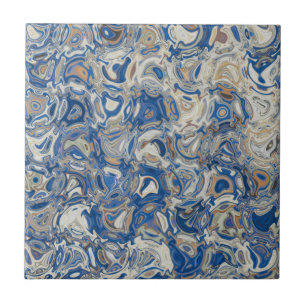 Owens Lake Abstract 2, 2018 (photo) SVP Images Ceramic Tile