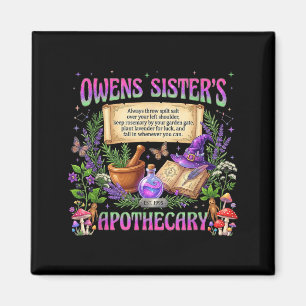 Owens sister's apothecary witchy practical magic magnet