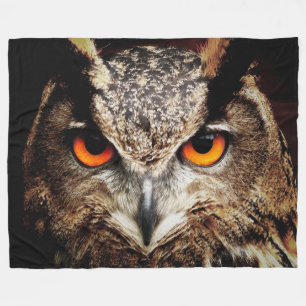 Owl 3 fleece blanket