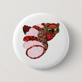 Owl 6 Cm Round Badge