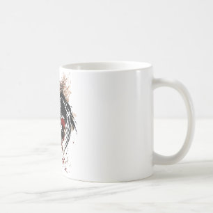 Owl Abstract Painting Coffee Mug