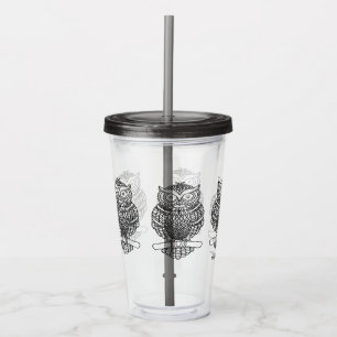 Owl - Acrylic Cup