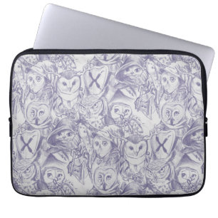 Owl Adventurer RPG Druid Barbarian Paladin Laptop Sleeve