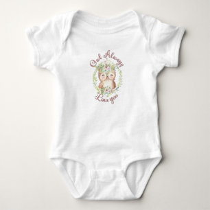 Owl Always Love You Baby Clothes, Boho Owl Bodysuit