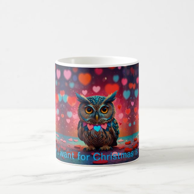 Owl always love you coffee mug (Center)