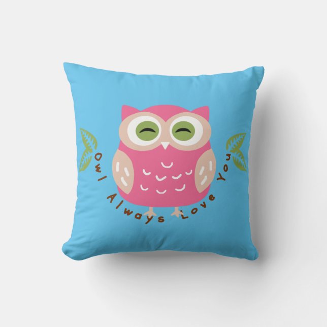 Owl Always Love You Cushion (Front)