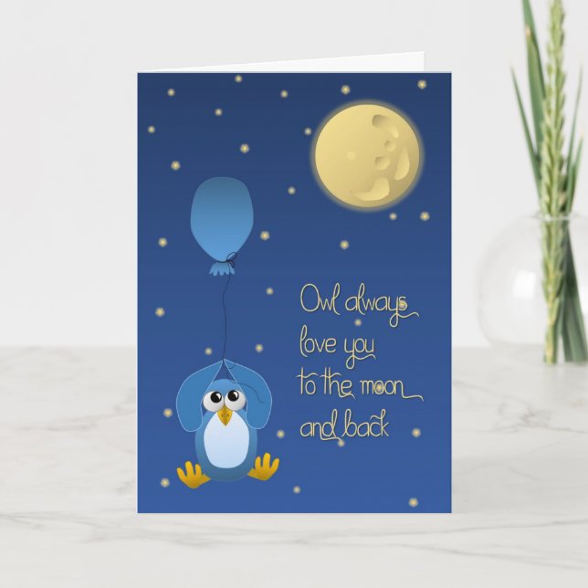 Owl always love you Greeting Card (Front)