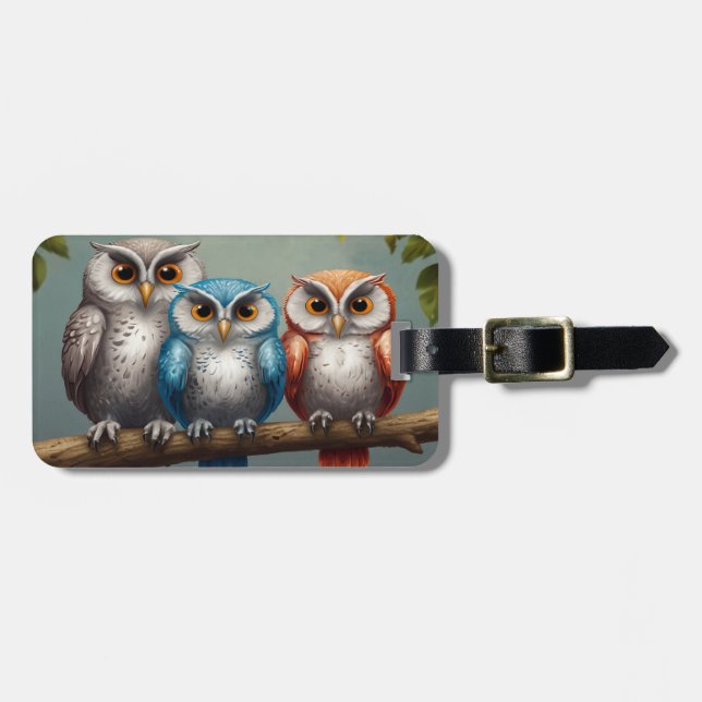 Owl Always Love You Luggage Tag (Front Horizontal)